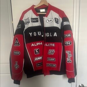 YoungLA Multicolor Racing Jacket with Patches